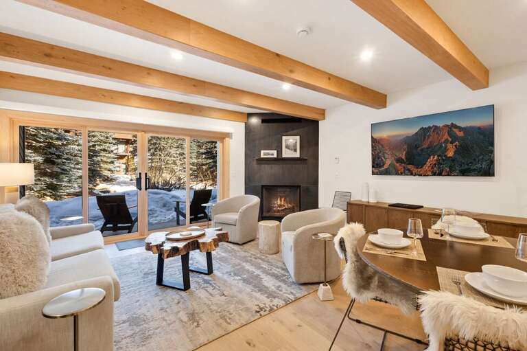 Open concept living/dining area perfect for family entertaining.