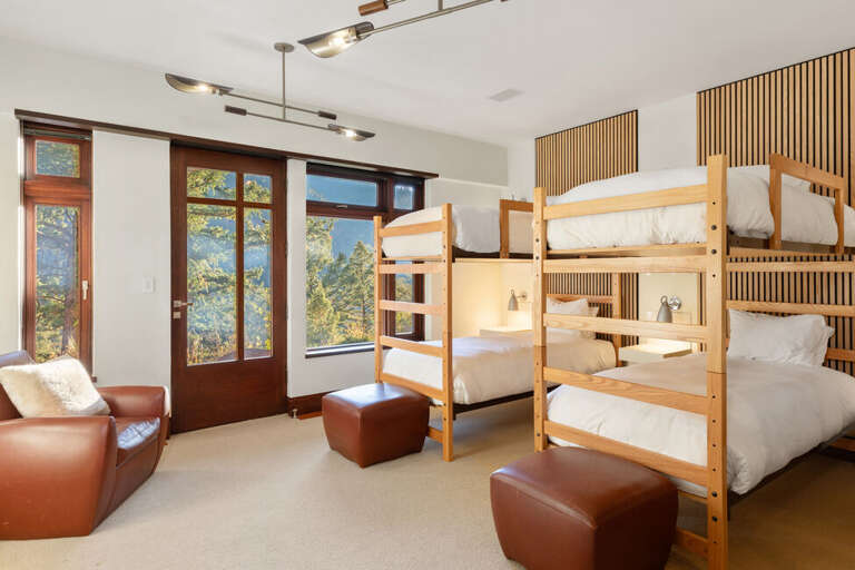 Ideal for younger guests or additional family members, this room features twin bunk beds.