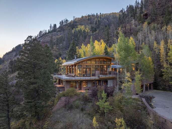 This Home offers Multi-level decking surrounding the house.