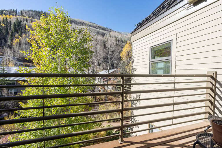 Private deck overlooking the San Miguel River and perfect views of the Mountains.