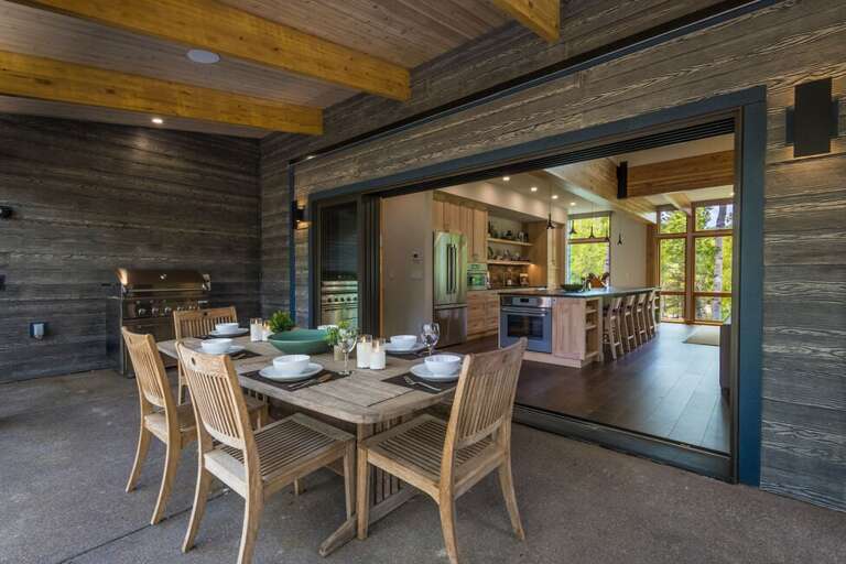 Easy Access to living and dining area - this stunning outdoor dining is perfect for warm summer nights. Easy Access to living and dining area - this stunning outdoor dining is perfect for warm summer nights.