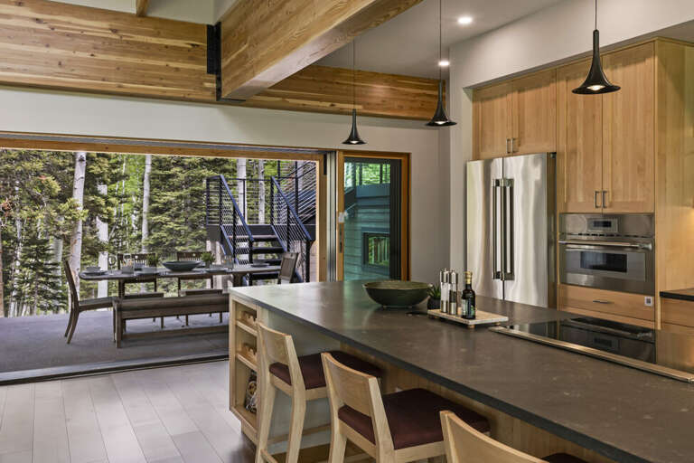 Summer outdoor dining and deck area. Summer outdoor dining and deck area.