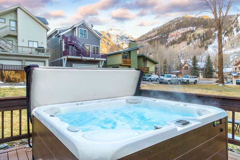 Shared hot tub located in The Tomboy Lodge Complex.
