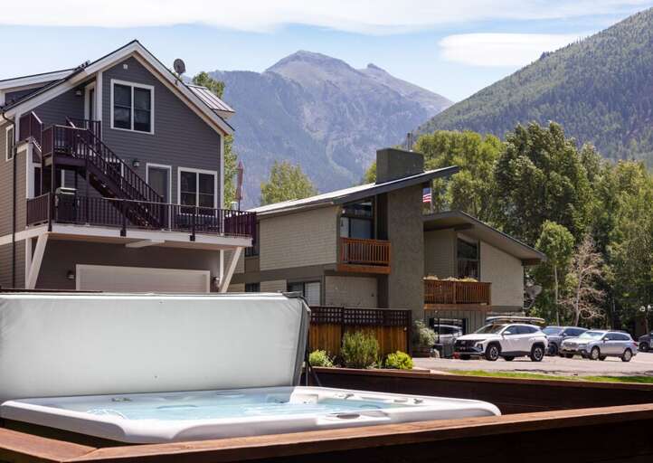 Views from shared hot tub.