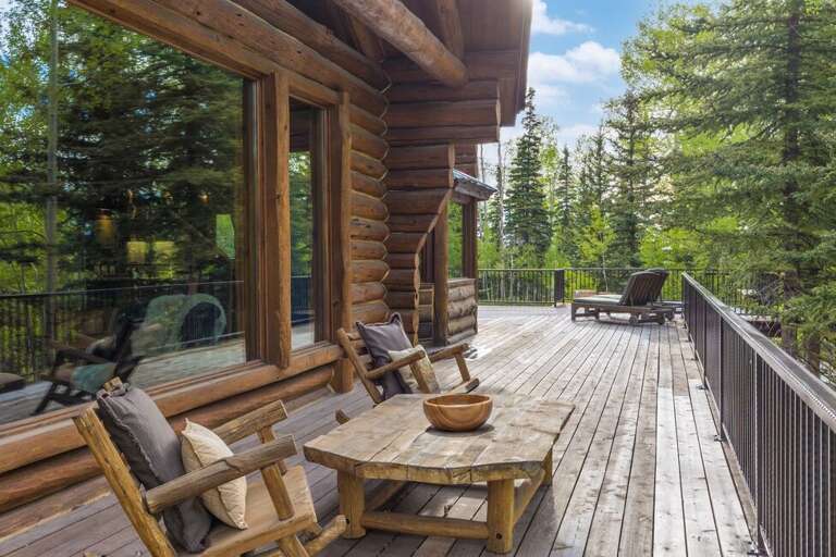Cozy up with a cup of tea and enjoy the sounds of the mountains after a fun day exploring the area.