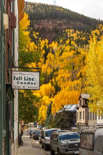 Fall Line Condos in the heart of downtown Telluride! Walk to skiing, the free gondola, Main Street, and Town Park—all just minutes from your door!