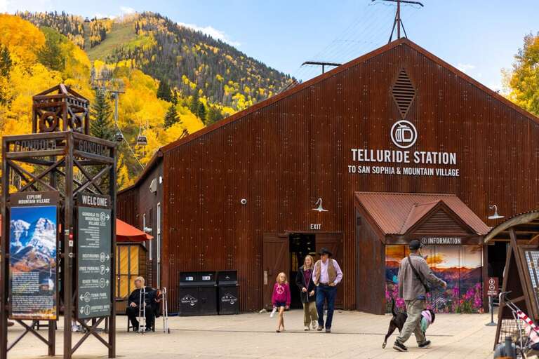 Hop on the free gondola for a scenic ride to Mountain Village, or head to nearby Lift 8 for a day on the slopes!