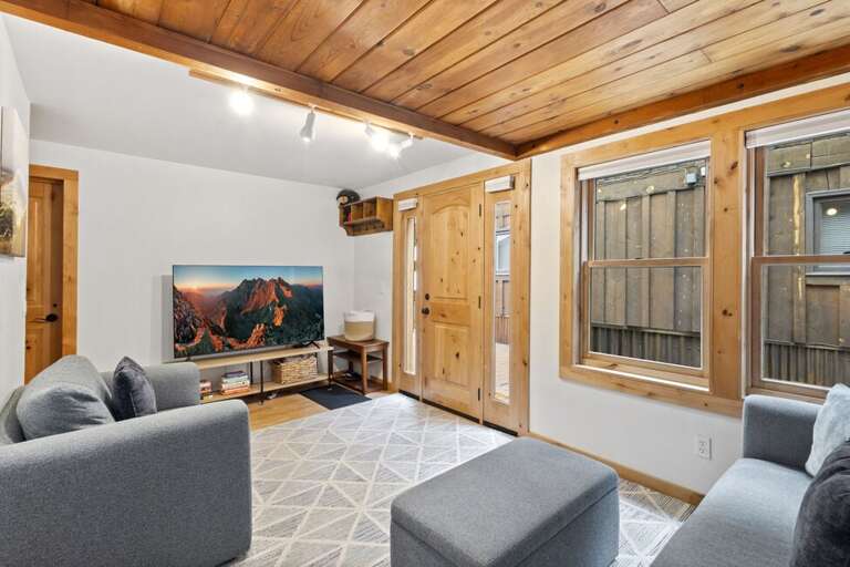 Entry room living area.