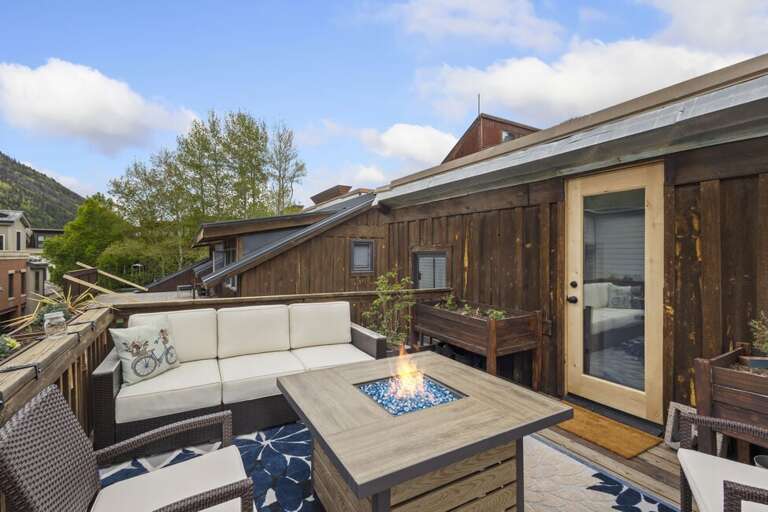 Private deck area.