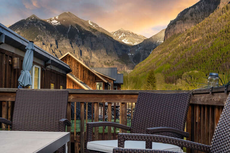 Unbelievable views from the private deck.
