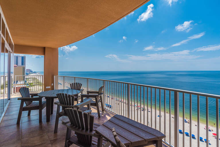 Phoenix Gulf Shores 1104 Balcony with Expansive Views Phoenix Gulf Shores 1104 Balcony with Expansive Views