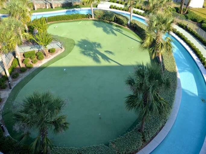 Looking over the Putting Green