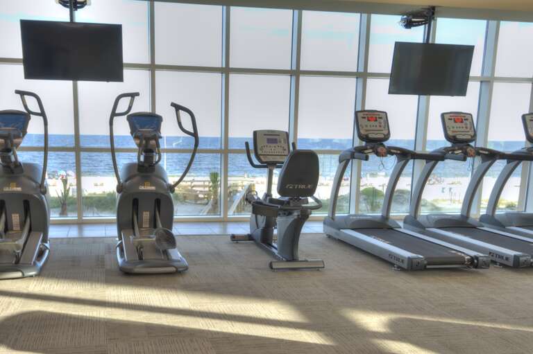 Phoenix Gulf Shores Fitness Room with Beach View Phoenix Gulf Shores Fitness Room with Beach View