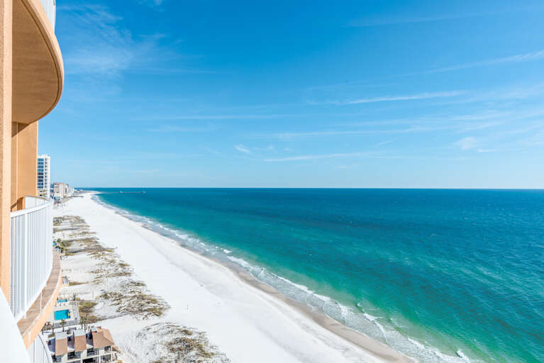 Phoenix Gulf Shores 1703 Balcony views! Phoenix Gulf Shores 1703 Balcony views!