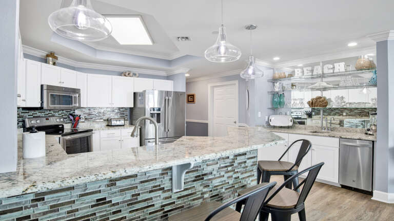 Interior Of A Kitchen In A Vacation Rental