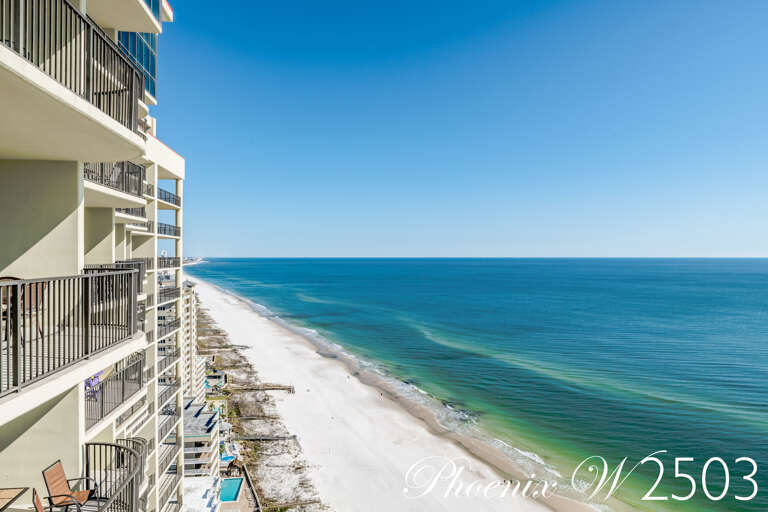 Phoenix West 2503 Balcony views!