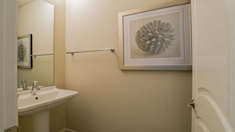 Turquoise Place 1006C Half bath off the Hallway