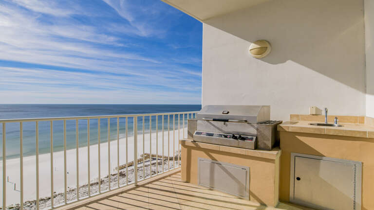Turquoise Place 1006C Balcony with Grill