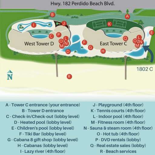 Turquoise Place Resort Map Turquoise Place Resort Map