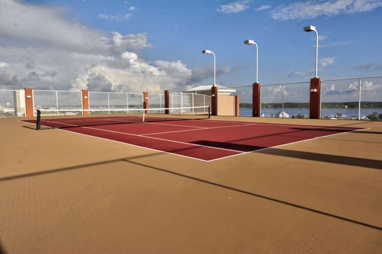 Phoenix Gulf Shores Roof Top Tennis Courts on the 7th Floor with a Fabulous View of Gulf Shores