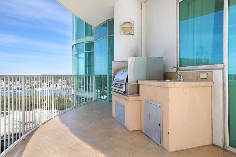 Turquoise Place 1109C Balcony