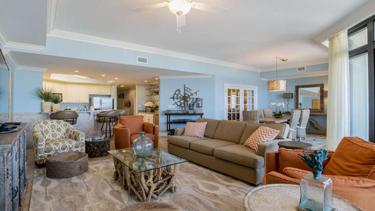 Spacious Living Room Interior With Furniture And Decor Spacious Living Room Interior With Furniture And Decor