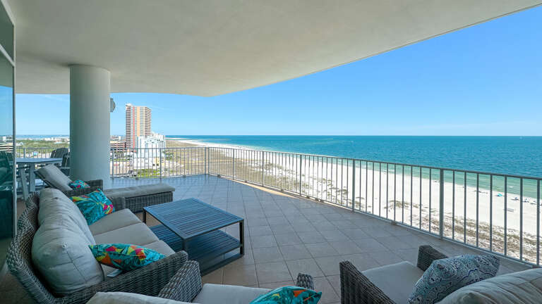 Oceanfront Balcony View From A Vacation Rental