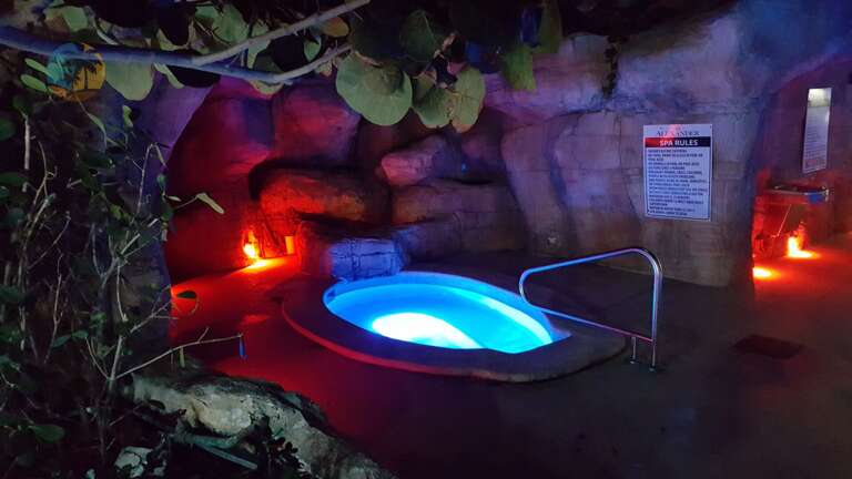 Hot Tub at Night