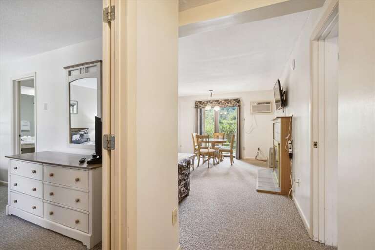 Open 2 bedroom suite.