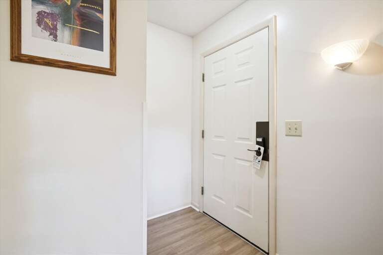 Newly installed locks for your security.