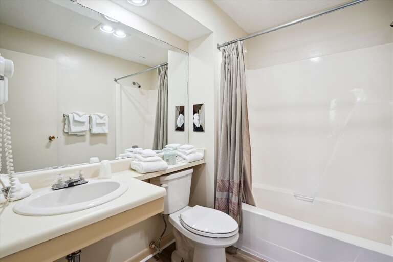 Full bathroom with a tub/shower combo.