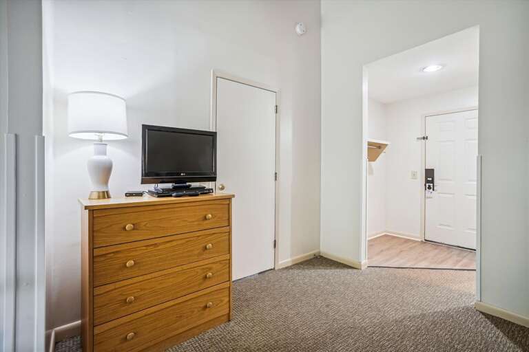 A flat screen TV to watch.