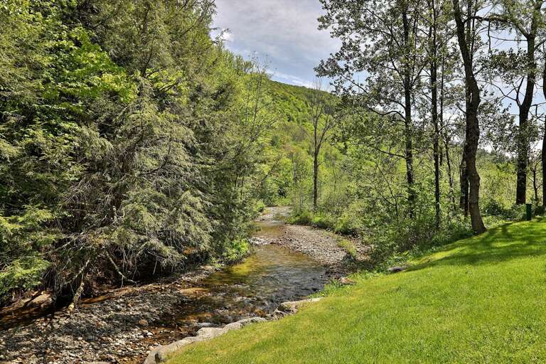 Beautiful view of the Ottauquechee River. Beautiful view of the Ottauquechee River.