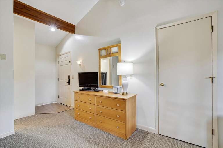 Wooden dresser with Multi-media.