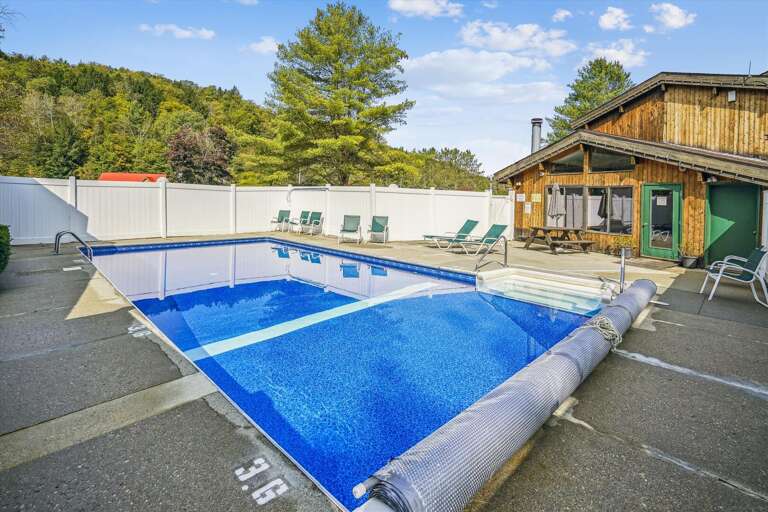 Come relax in our heated pool, after the trails. Come relax in our heated pool, after the trails.