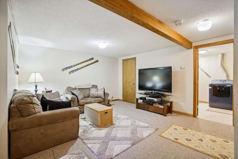 Great family room located in the lower level of this spacious townhouse