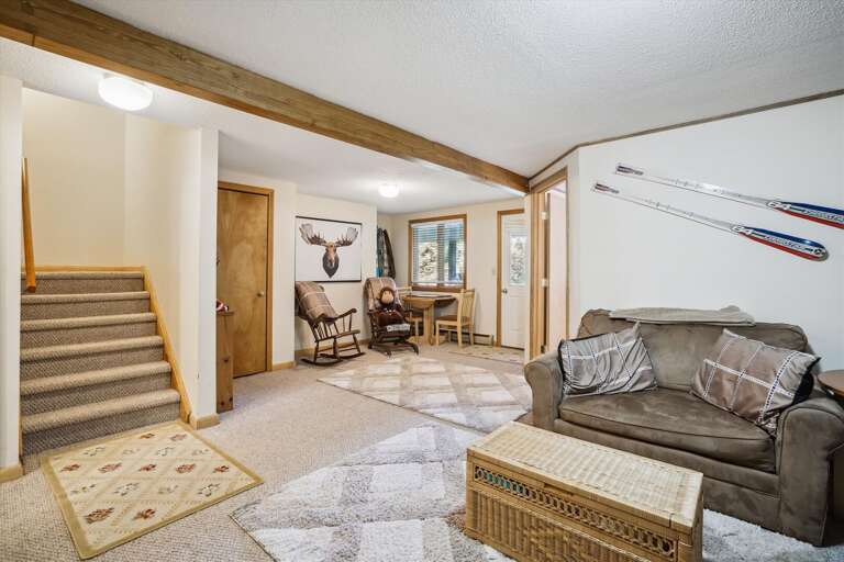 Great family room located in the lower level of this spacious townhouse