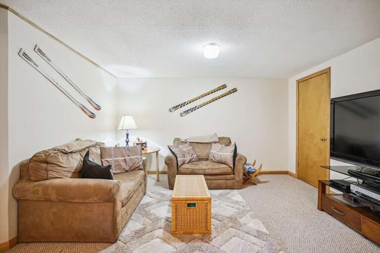 Great family room located in the lower level of this spacious townhouse