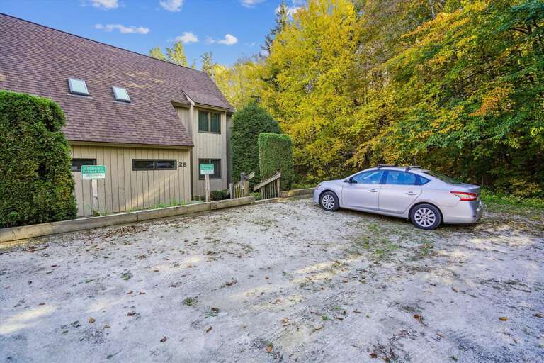 Parking space for two cars only in front of the unit.  Please do not park in other units spaces.  Additional parking in the C parking lot