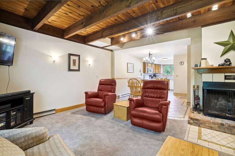 Open Living and Dining Area