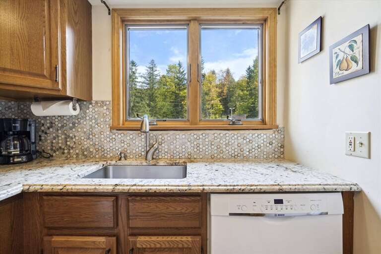 Kitchen with Woodland Views