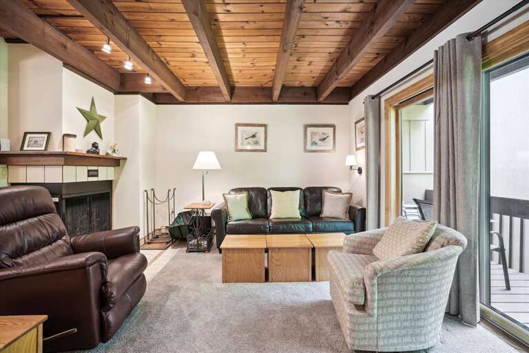 Living Room with Deck Access