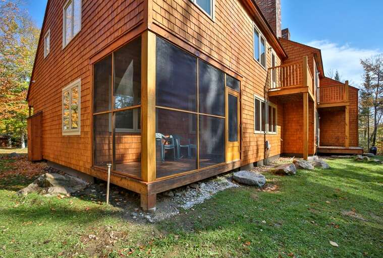 This enclosed porch makes the perfect place to sit and relax all year round This enclosed porch makes the perfect place to sit and relax all year round