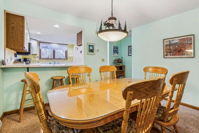 Extra seating at the counter.