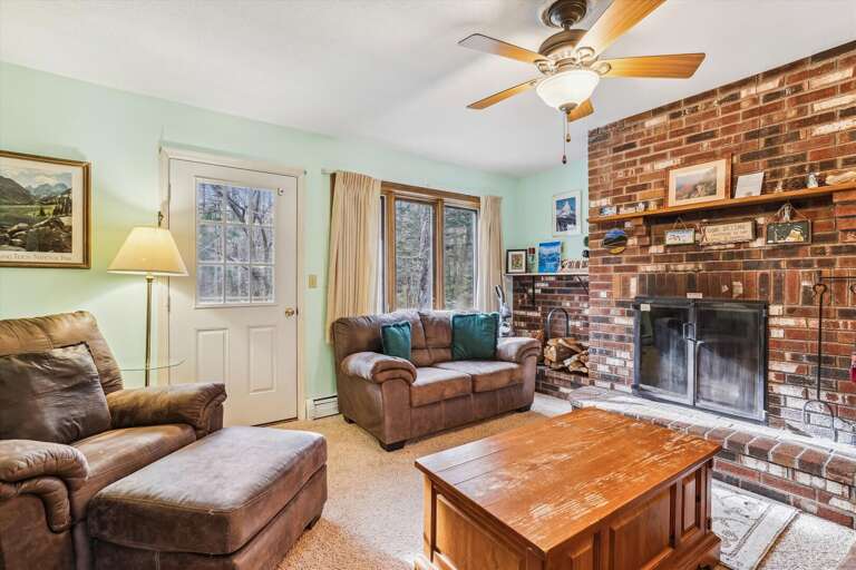 Plenty of seating in the living room.