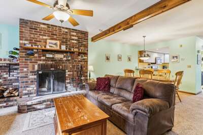 Living Room with Fireplace