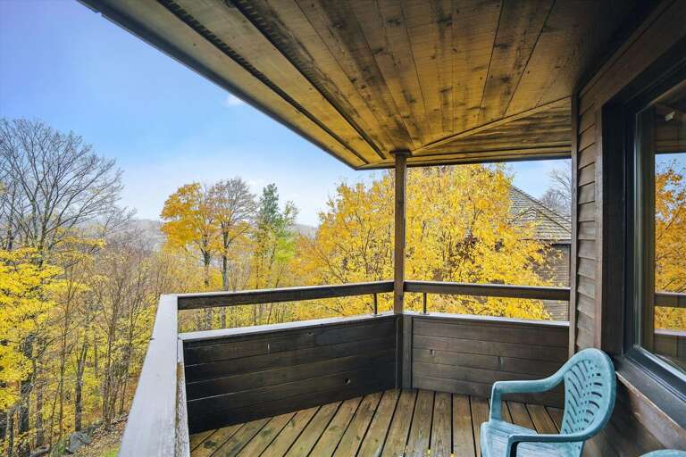 Private decking with great views, access from the dining room