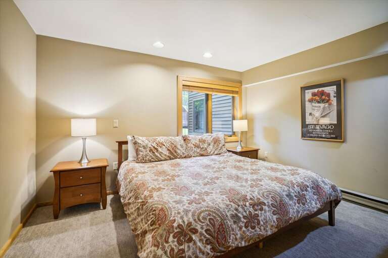 Beautiful and spacious master bedroom with a king bed!