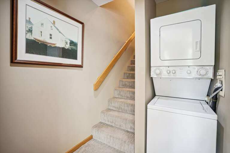 Washer and dryer inside the condo for your personal use.