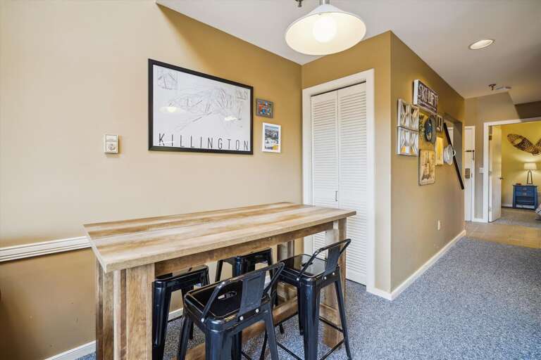 Easily seats 4 people.